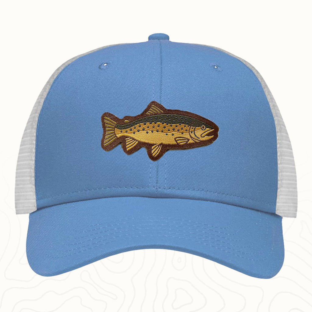 Brown Trout Adult Lo-Pro Mesh Back Trucker Hat