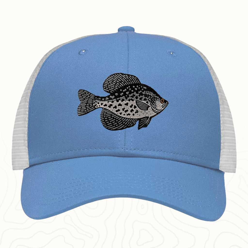 Crappie Adult Lo-Pro Mesh Back Trucker Hat