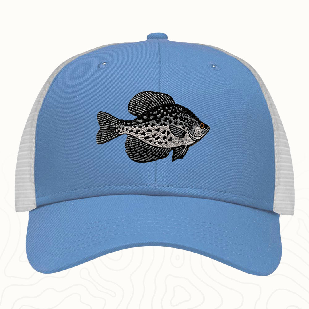 Crappie Adult Lo-Pro Mesh Back Trucker Hat