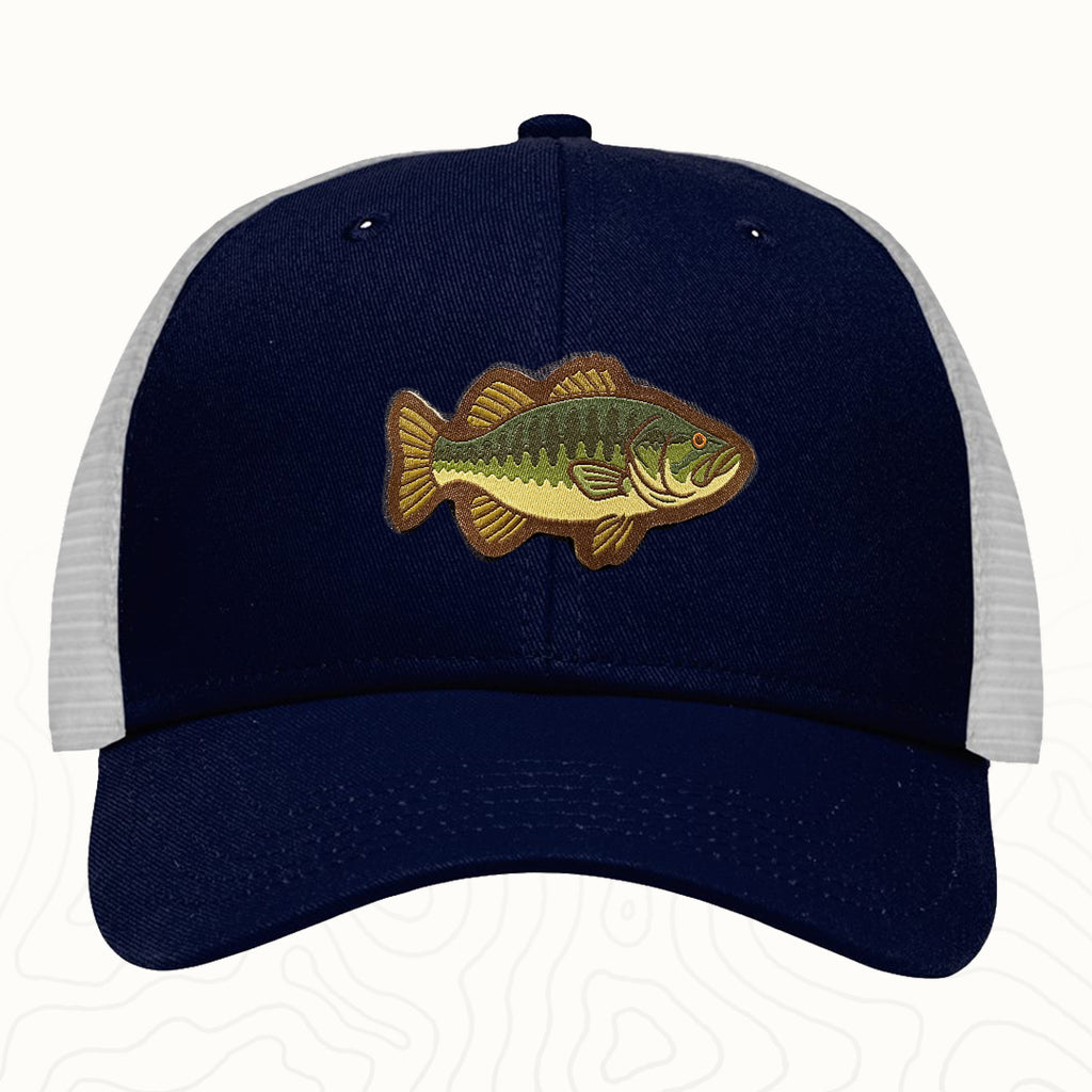 Largemouth Bass Adult Lo-Pro Mesh Back Trucker Hat