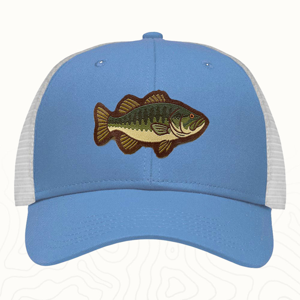 Largemouth Bass Adult Lo-Pro Mesh Back Trucker Hat