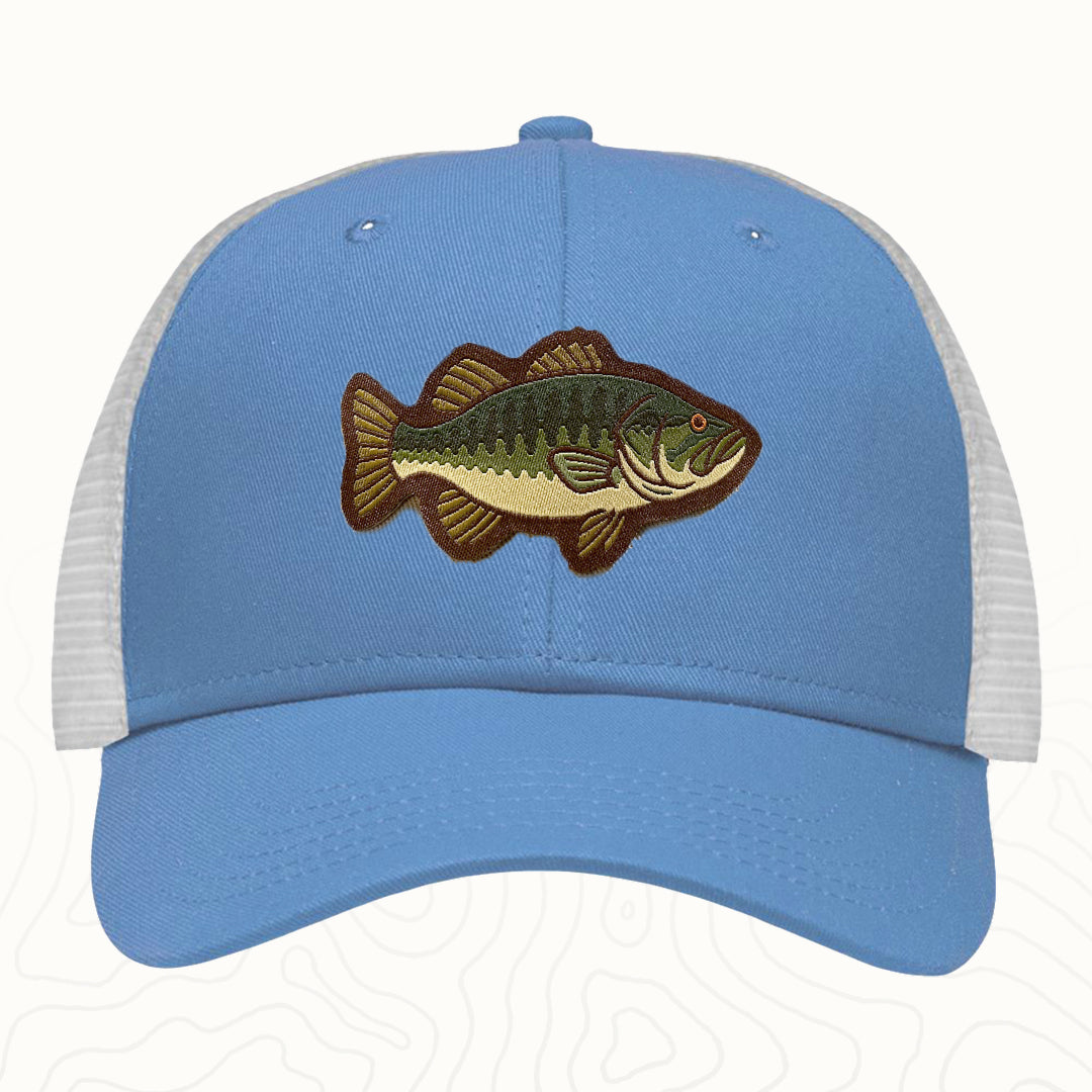 Largemouth Bass Adult Lo-Pro Mesh Back Trucker Hat