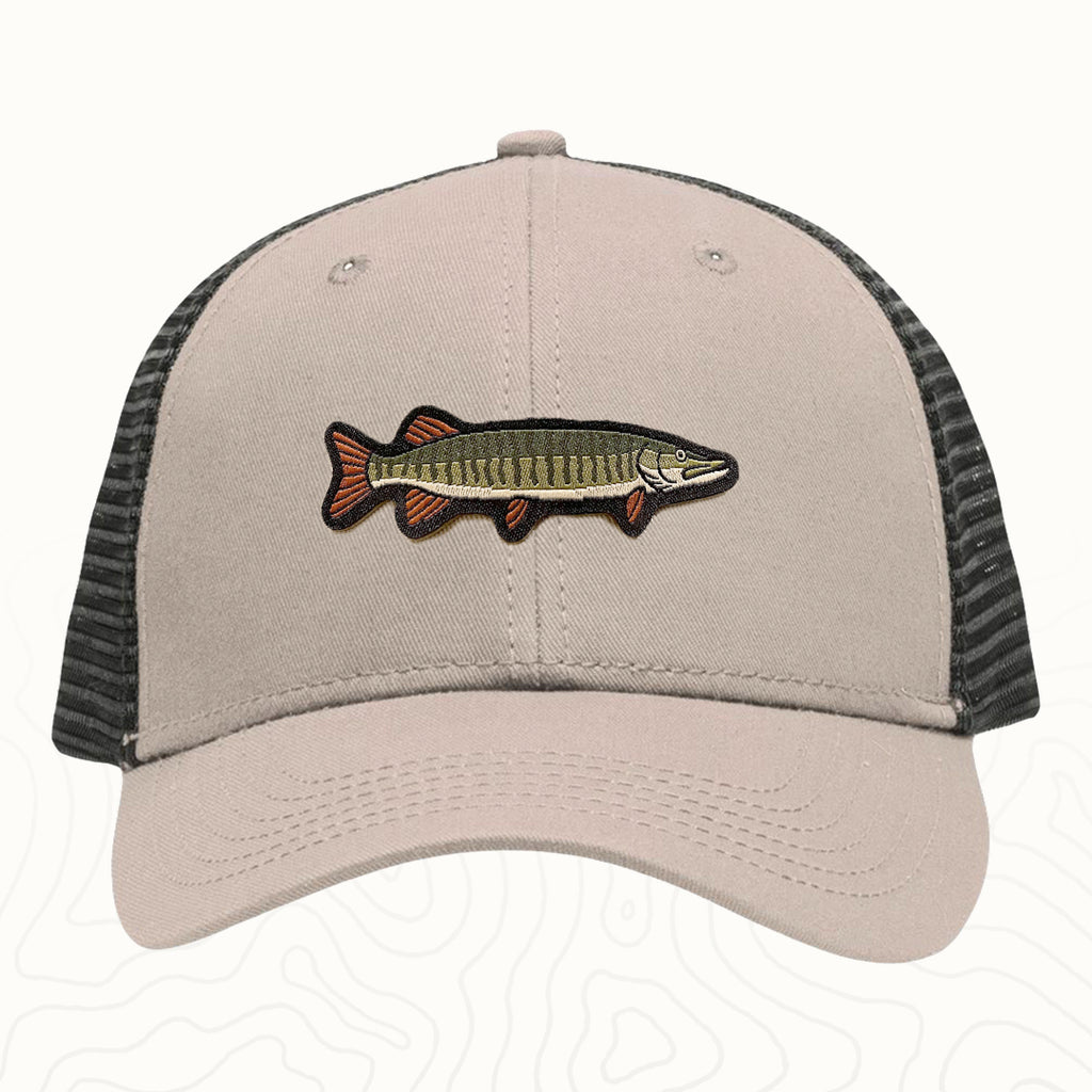 Muskie Adult Lo-Pro Mesh Back Trucker Hat