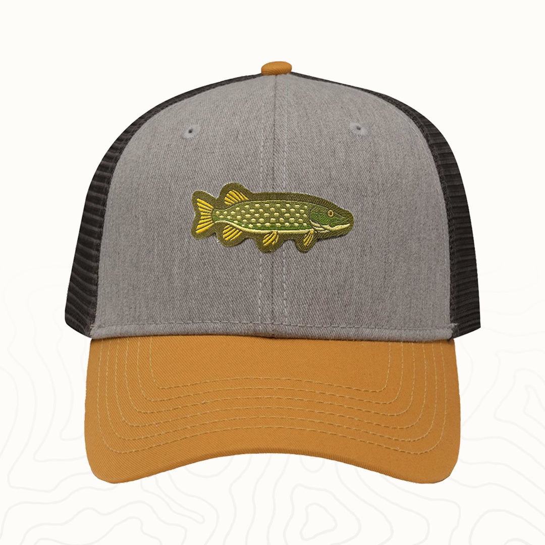 Northern Pike Adult Lo-Pro Mesh Back Trucker Hat