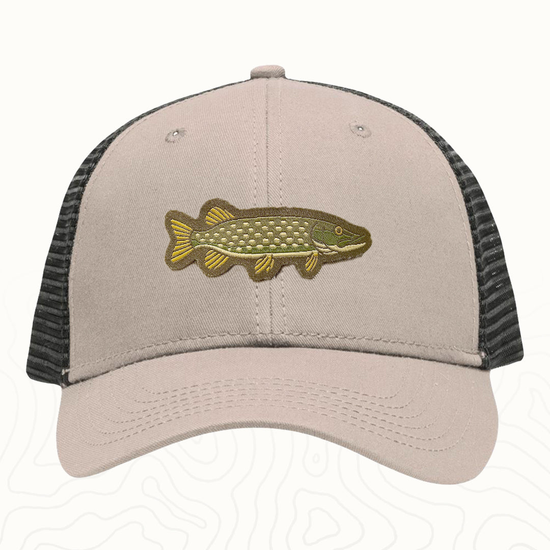 Northern Pike Adult Lo-Pro Mesh Back Trucker Hat