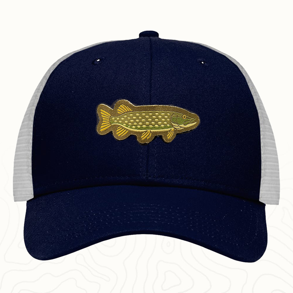 Northern Pike Adult Lo-Pro Mesh Back Trucker Hat