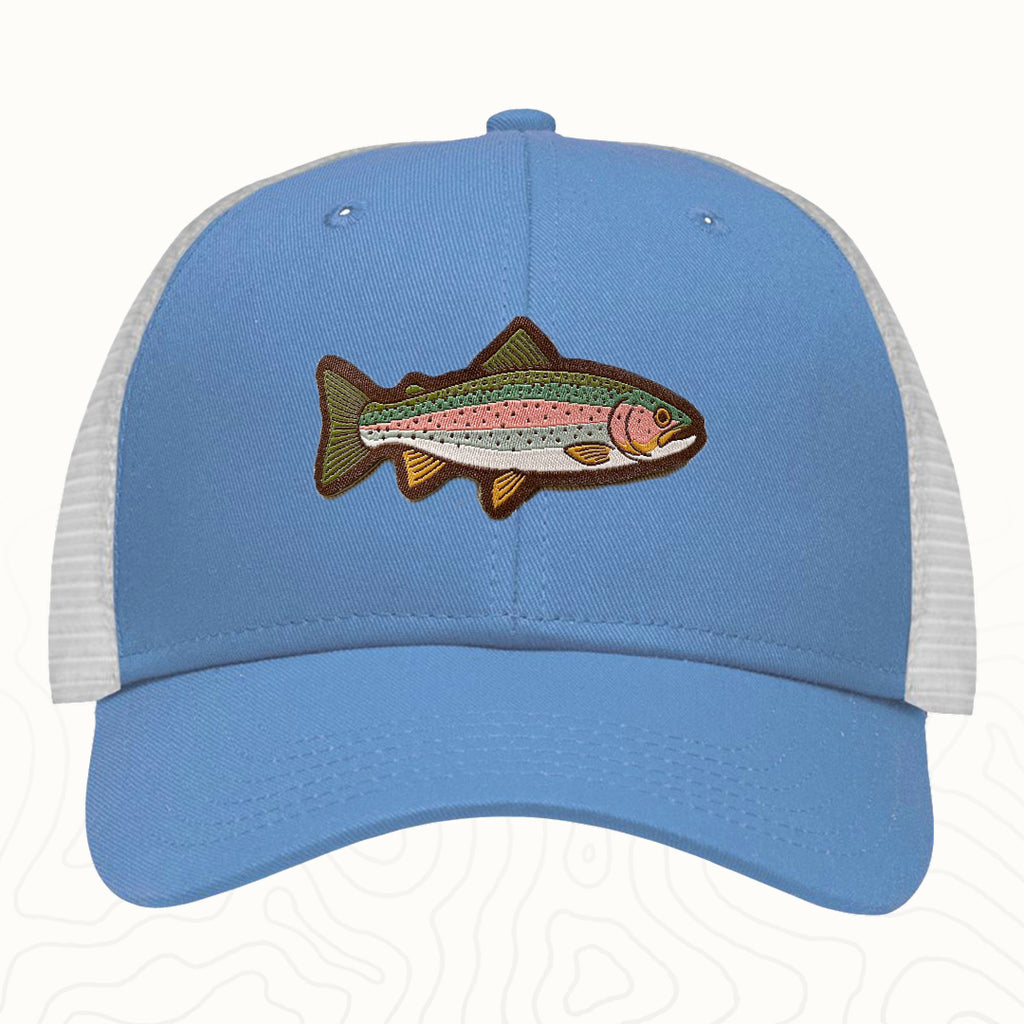 Rainbow Trout Adult Lo-Pro Mesh Back Trucker Hat