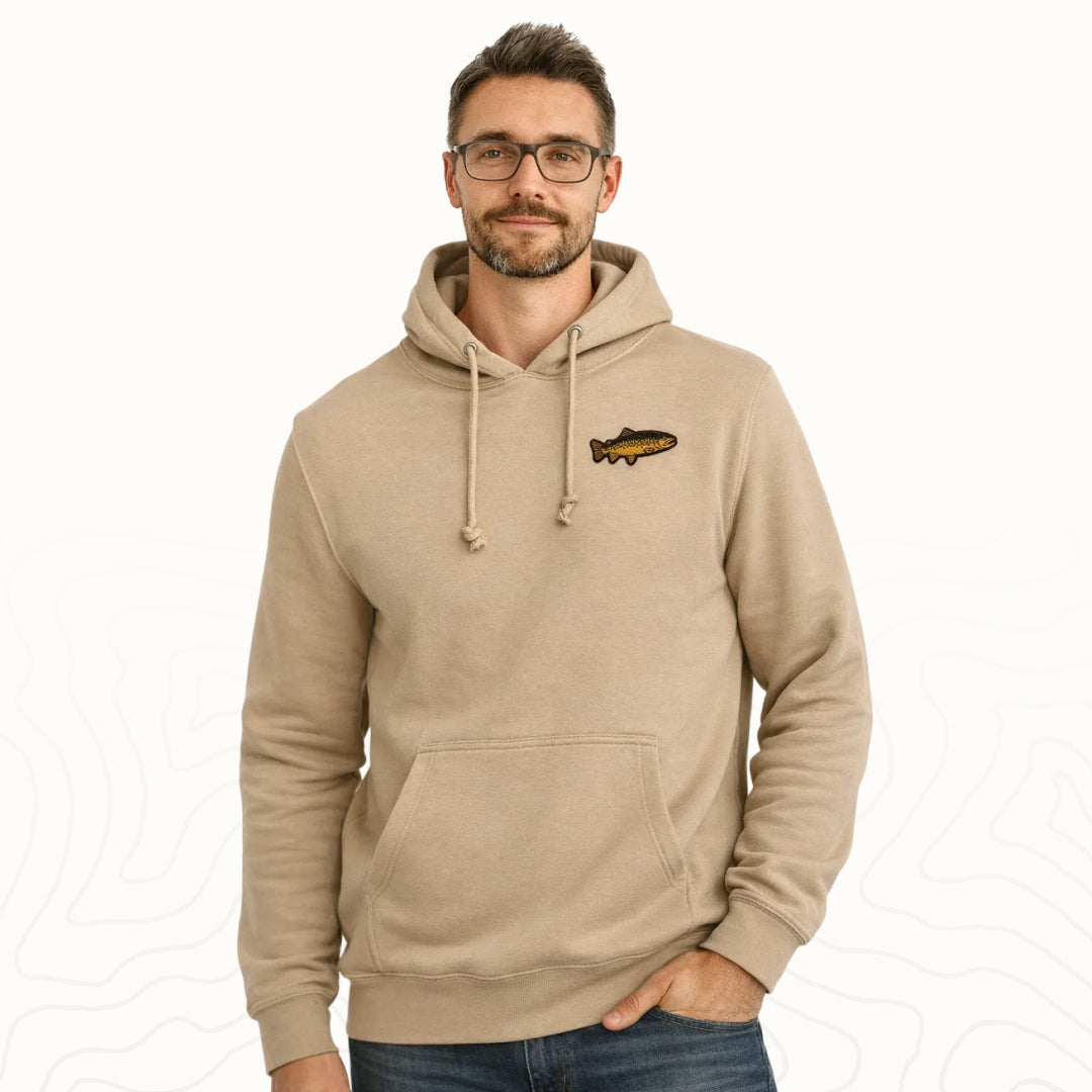Brown Trout Adult Hoodie