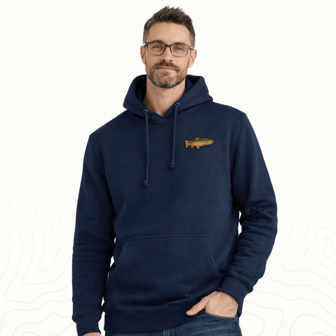 Brown Trout Adult Hoodie