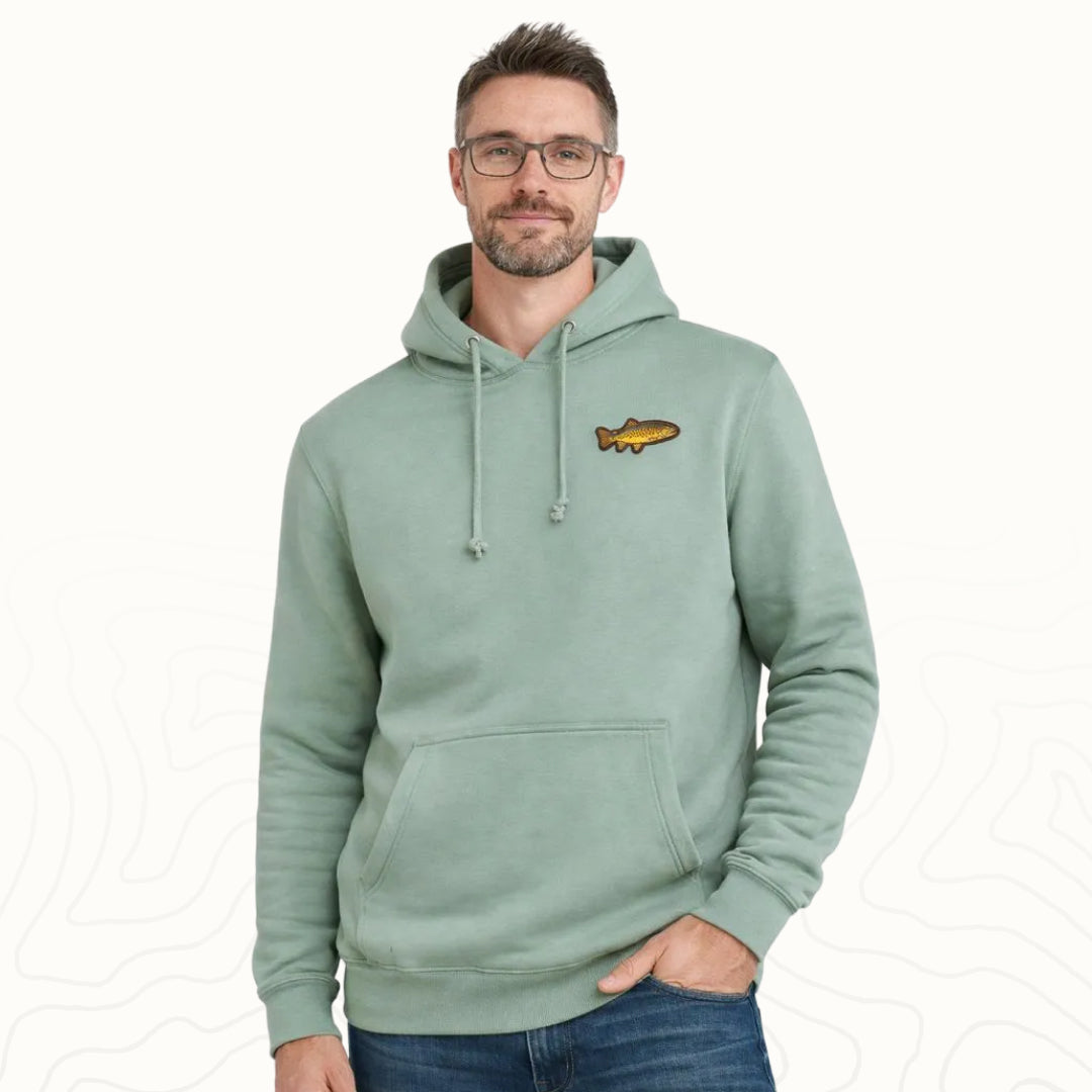 Brown Trout Adult Hoodie