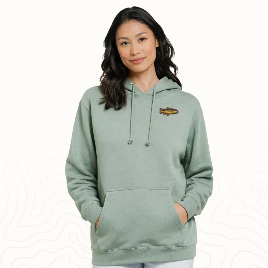 Brown Trout Adult Hoodie