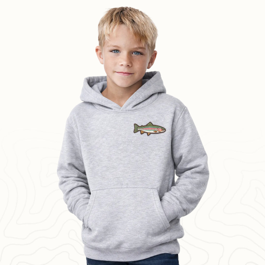 Rainbow Trout Youth Hoodie