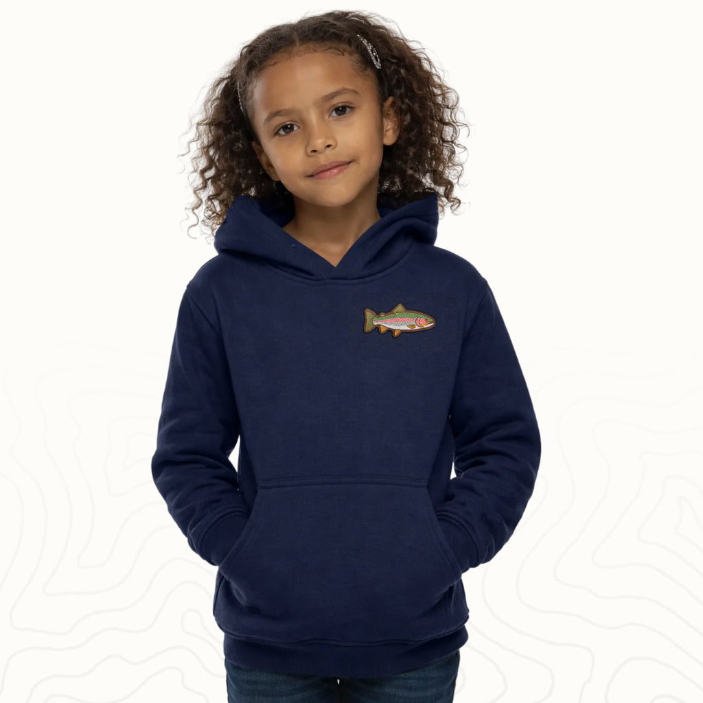 Rainbow Trout Youth Hoodie