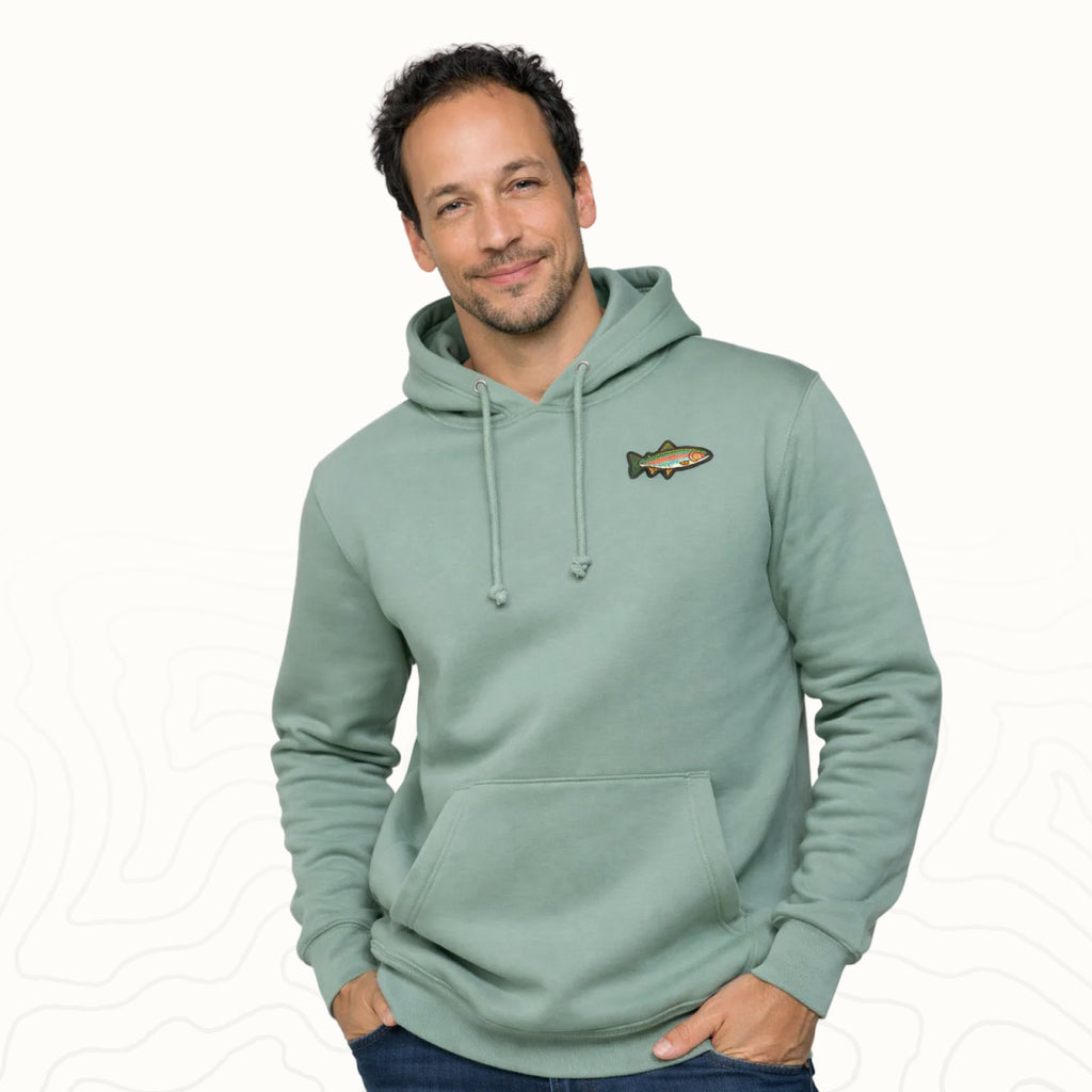 Rainbow Trout Adult Hoodie