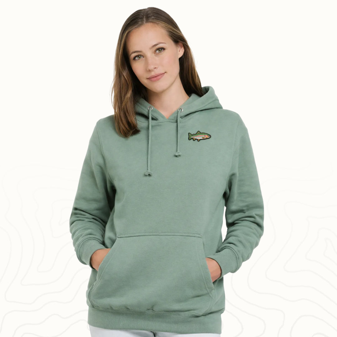Rainbow Trout Adult Hoodie